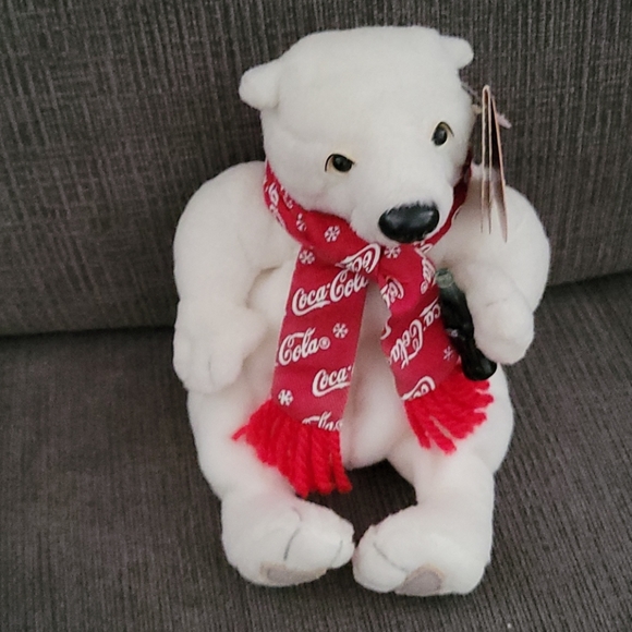 Collectible Coca-Cola Beanie Bear | Exclusive! - Picture 1 of 4